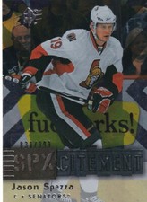 09-10 SPX SPXCITEMENT - JASON SPEZZA /999 #X52 OTTAWA SENATORS