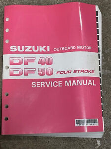Sm208 Suzuki DF40/DF50 Outboard Motor Four Stroke Service Manual 99500-87J06-01E
