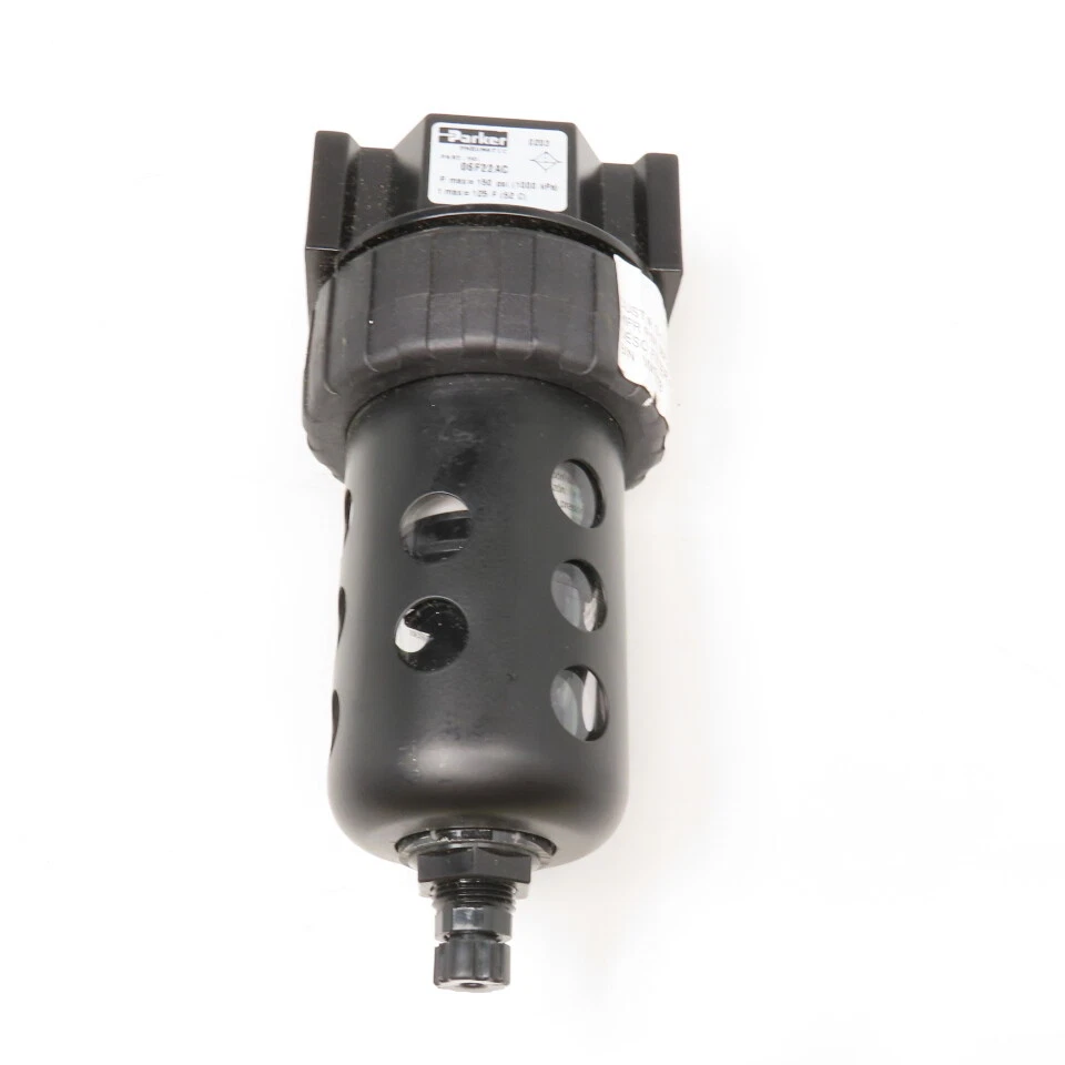 Parker 06F22AC 3/8" NPT Compressed Air Filter Assembly Manual Drain - Image 1 of 4