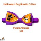 Halloween Dog Bowtie Collar, Bow Tie, Pet Cat, Kitten, Puppy, Boy Girl, XS S M