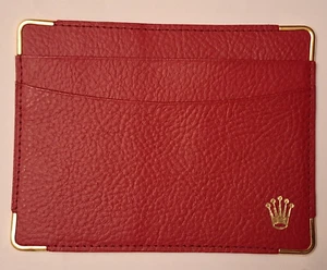 ROLEX Burgundy Document Holder 101.60.55 - Picture 1 of 4