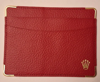 ROLEX Burgundy Document Holder 101.60.55 - Image 1 of 4