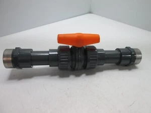 Georg Fisher DN25 PVC Ball Valve, Connections: 1", 1" NPT Female Fittings - Picture 1 of 6