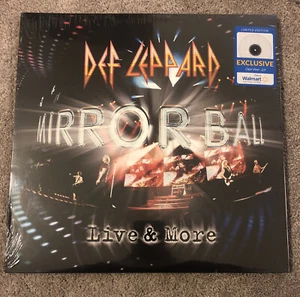DEF LEPPARD Mirror Ball Live & More Clear Color Vinyl 3x LP Gatefold Limited NEW - Picture 1 of 2