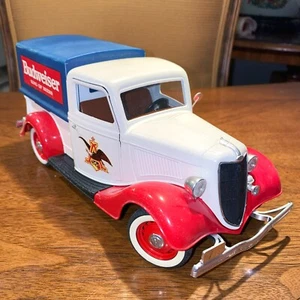 Solido Ford V8 Pick Up 1936 Budweiser Graphics Model Truck 1/19 Scale - Picture 1 of 10