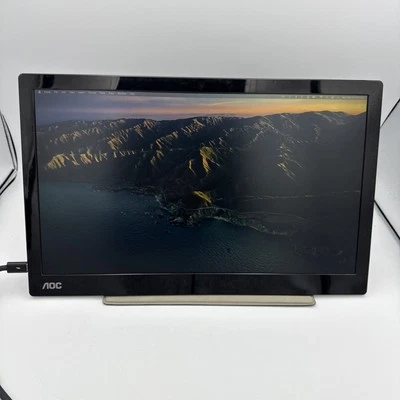 AOC 15.6" 1601FW LCD 60Hz Monitor Display USB-C x2, HDMI x2 Case Stand - Image 1 of 4