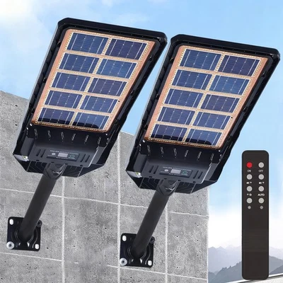 Comercial 90000000LM LED Exterior Atardecer a Amanecer Luz de Calle Solar Lámpara de Área de Carretera Foto 1 de 4