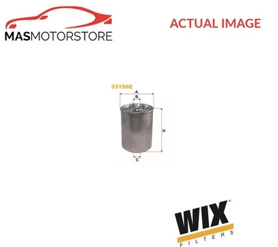 ENGINE FUEL FILTER WIX FILTERS 33196E FOR CASE IH CS 68,68, 68A, 75, 75A 50KW - Image 1 of 4