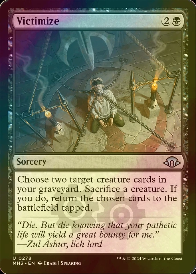 MTG FOIL Victimize English MH3 - Image 1 of 1