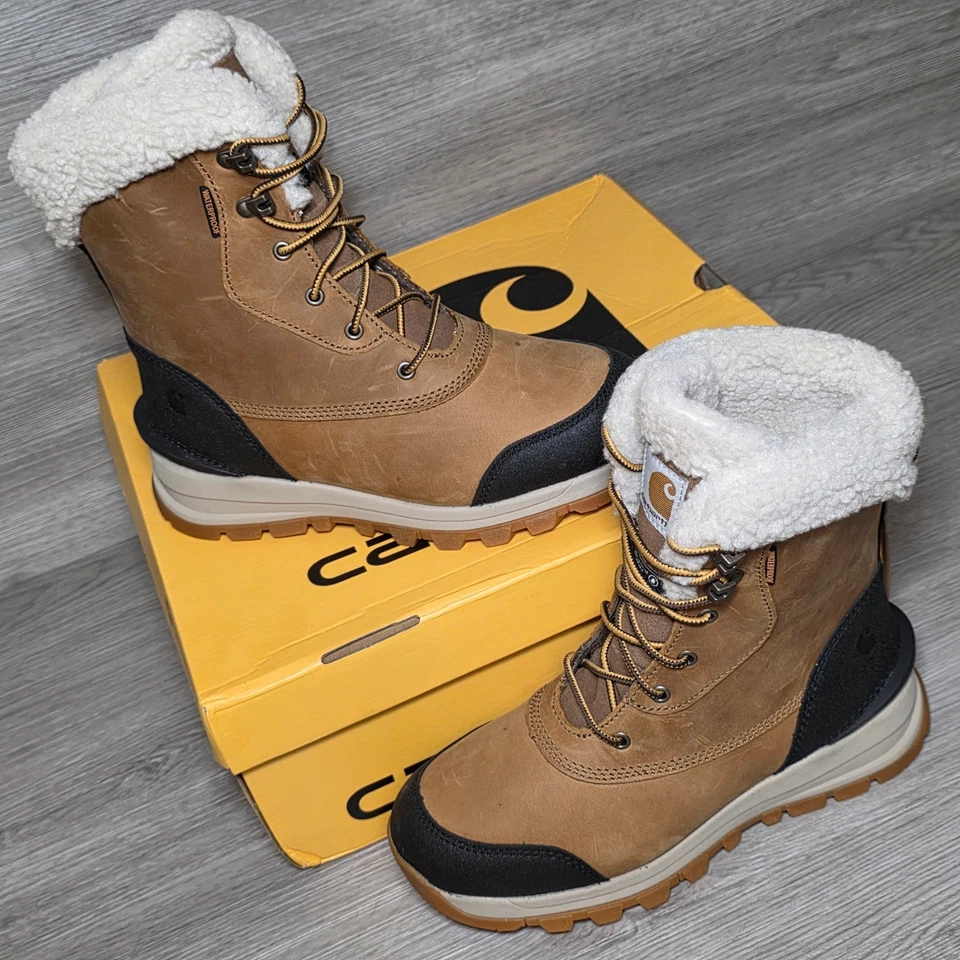Carhartt FH8049-W 9.5 M Pellston Insulated Waterproof Winter Boots for Ladies 3M