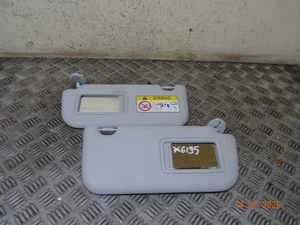 2017 TOYOTA PRIUS IMPORT 1.8 HYBRID CVT MK4 SUN VISORS PAIR LEFT AND RIGHT *6195 - Picture 1 of 10