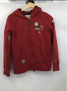 Roots Outdoor Red Full Zip Outdoor Canada Hoodie Sweatshirt Men's L Nature - Picture 1 of 8