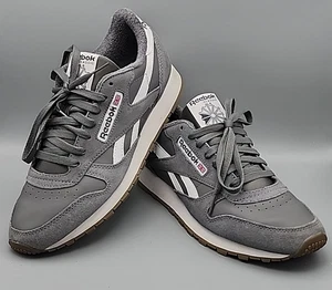 Reebok Classic Leather Vintage grau weiß GV9641 Herren Größe 9 Sneaker - Bild 1 von 12