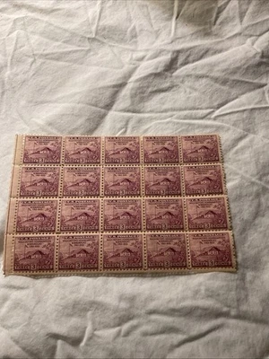 U.S.-(-1933-)-Sc.#727-WASHINGTON’s HEADQUARTERS BLOCK Of 20-Stamps-MNH#11 - Image 1 of 3