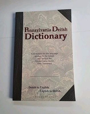 Pennsylvania Deitsh Dictionary English to Dutch Carlisle Press - Image 1 of 4