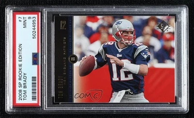 2008 SP Rookie Edition Tom Brady #7 PSA 9 MINT - Image 1 of 2