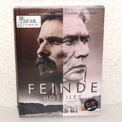 4K Ultra HD + Blu-Ray Mediabook Feinde Hostiles Neu Top Film mit Christian Bale - Bild 1 von 2