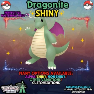 Pokemon Legends ZA π Dragonite - SHINY/NON-SHINY/ALPHAS β¨ IVs/CUSTOMS β¨ - Picture 1 of 10