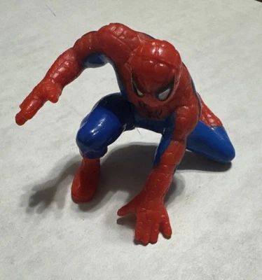 Vintage 1989 Spider-Man PVC Marvel figure crouching - Image 1 of 4
