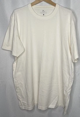 RIP CURL MEN'S T-SHIRT RELAXED FIT CREW NECK SHORT SLEEVE BONE SIZE 2XL  Foto 1 de 4