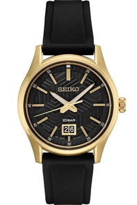 SEIKO SUR560P1 SUR560 Men Quartz,Dark Dial,Stainless,Strap,Sapphire,Date,100m WR - Picture 1 of 2