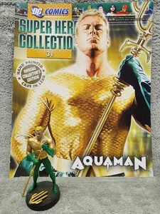 DC Comics Aquaman Eaglemoss 2009 Modellino pressofuso 4" con rivista *Difetti* - Foto 1 di 11