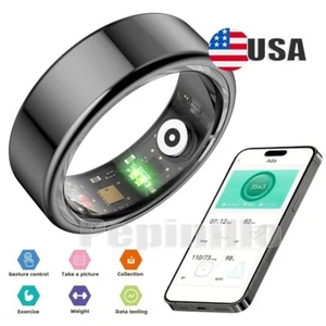 # Smart Ring for Men Women, Activity and Fitness Tracker with Steps, Calories - Picture 1 of 9