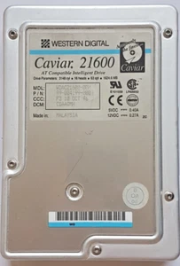 1.6 GB IDE Western Digital Caviar 21600 WDAC21600-00H P-ATA 5200RPM 128KB 3.5" - Picture 1 of 1