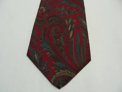 WOODWARD - Paisley - Vintage - Hecho en EE. UU. - ¡CORBATA CUELLO 100% Seda Italiana! Foto 1 de 4