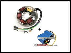 VESPA 12V Zündung Zündgrundplatte + CDi PX alt P 80 125 150 200 E, 7-Kabel polig - Bild 1 von 4