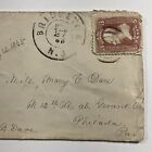 1865 Bridgeton, New Jersey  Antique Civil War Era Envelope & Washington Stamp