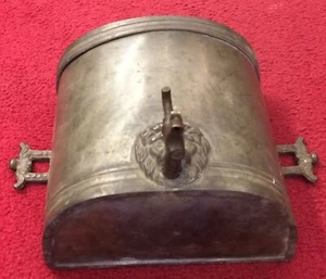 Altes Wasserbecken / Lavabo aus Zinn mit abnehmb. Deckel und Wasserhahn, 18. Jh - Bild 1 von 14