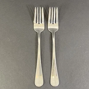 Wallace Edelstahl 18/10 Besteck Hartford 2 x einzelne Salatgabeln 7 3/8" - Bild 1 von 7