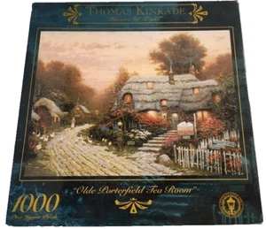Ceaco Puzzles 1000 Piece Olde Porterfield Tea Room Thomas Kinkade 3310-13 New - Picture 1 of 9