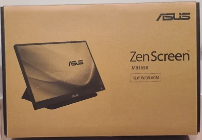 Asus MB165B ZenScreen 15.6" HD 1366x768 Portable USB LCD LED Monitor - Image 1 of 3