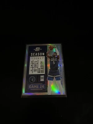 Malik Beasley 2020-21 Optic Contenders Silver  Prizm basketball card Grizzlies - Image 1 of 2