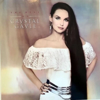 Crystal Gayle - The Best Of - Vinyl LP Cutout (small cut on sleeve) NEW/SEALED - Image 1 of 4
