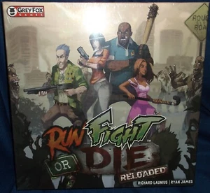 RUN FIGHT OR DIE RELOADED GREY FOX GAMES RICHARD LAUNIS RYAN JAMES BOARD GAME - Picture 1 of 5