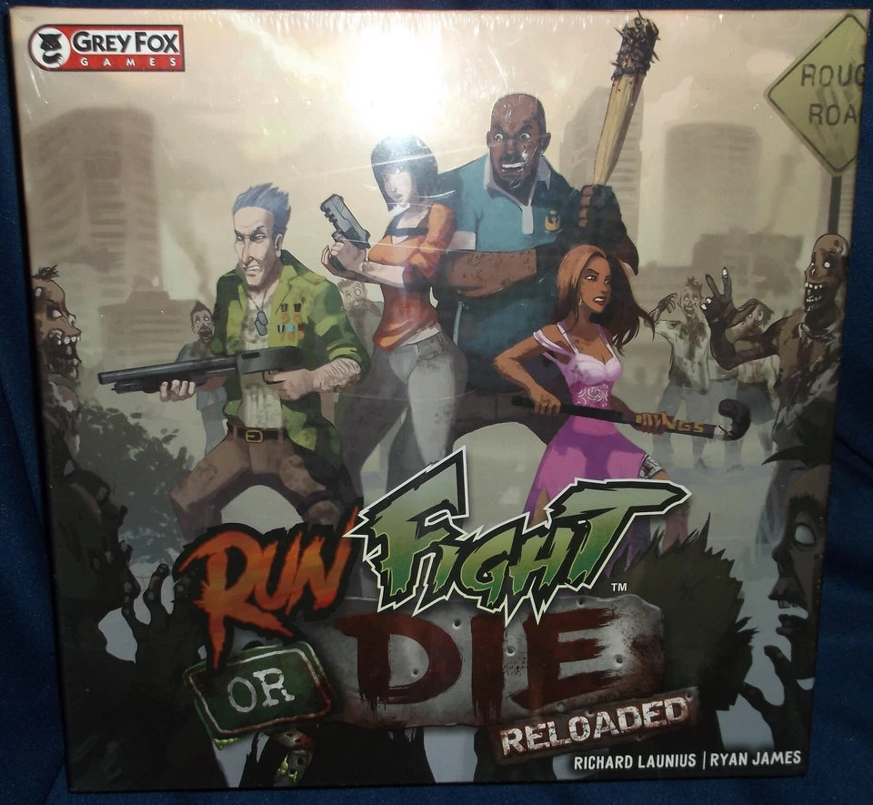 Run Fight or Die Reloaded Board Game Grey Fox Games Gfx96724