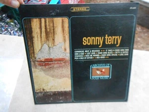 Blind Sonny Terry (Everest, 1965) Vinyl Archive of Folk Music Record Album NM- - Picture 1 of 5