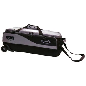 Storm Travel Tote Pro Grey/Black 3 Ball Tote Bowling Bag - Picture 1 of 1