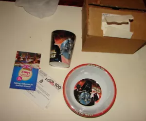 Star Wars CPG General Mills mail in promotion cup and bowl set w box 1221 - Picture 1 of 6