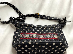 Borsa a tracolla Vera Bradley nera e rossa - Foto 1 di 6