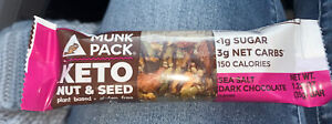 Munk Pack - Keto Nut & Seed- Sea Salt Dark Chocolate - Plant based - 1.23 OZ.
