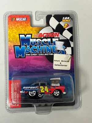 Action Muscle Machines Jeff Gordon #24 DuPont '55 Chevrolet Bel Air Nascar Foto 1 de 2