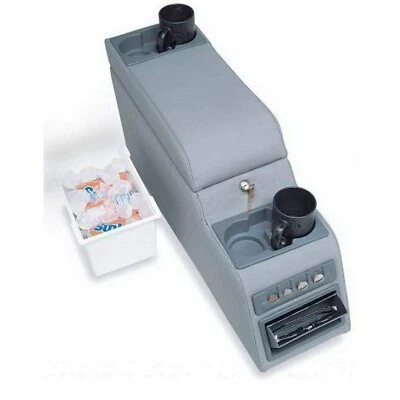 Consola central de bloqueo RAMPAGE PRODUCTS para Jeep CJ/Wrangler YJ | Denim gris... Foto 1 de 4