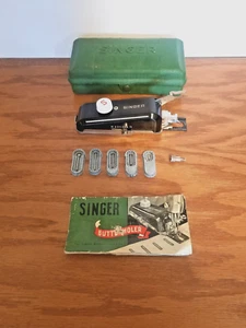 Vintage Singer Buttonholer #160506 With Templates Case & Manual  See Desc - Picture 1 of 7