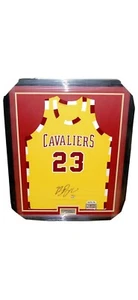 VERY RARE Lebron James Cavs Throwback Jersey Signed & Custom Framed! UDA LE /123 - Picture 1 of 3