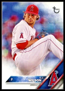 2016 Topps Vintage Stock #256 C.J. Wilson Los Angeles Angels /99 - Picture 1 of 2