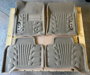 Lund Molded Tan Carpeted Floorliner Matts Custom Fit for 16-24 Toyota Tacoma 4DR - Picture 1 of 7